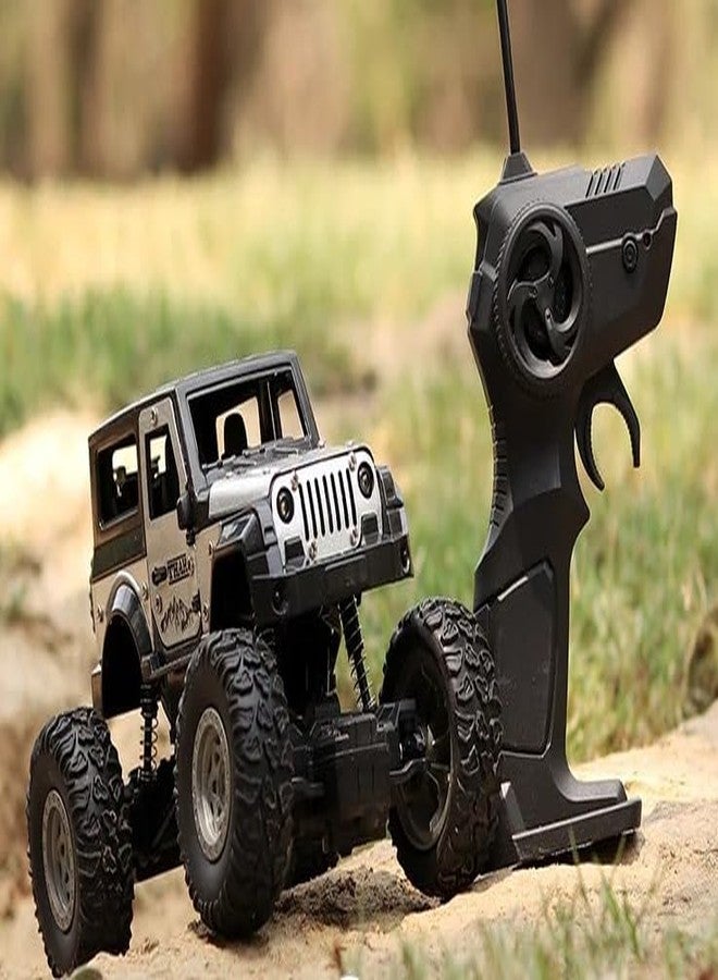 plutofit 1:18 Scale Remote Control Car For Kids With Mist Smoke Effect Monster Truck RC Toy Vehicle Car For Boys And Girls, Multicolor - Image 2